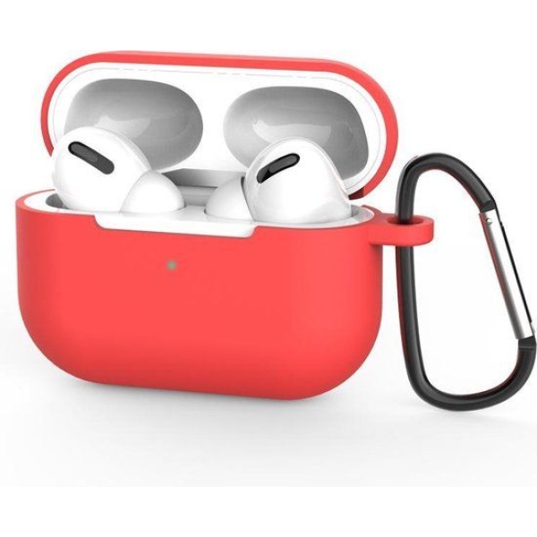 Silicone Protective Case for AirPods Pro | Inner Microfiber Lining for Grip | Keychain Hook | - Image 2