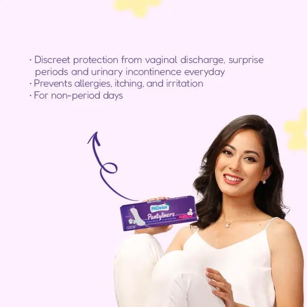 PADelux Pantyliner 155mm-20 Liners With fragnance (pack of 3) - Image 3