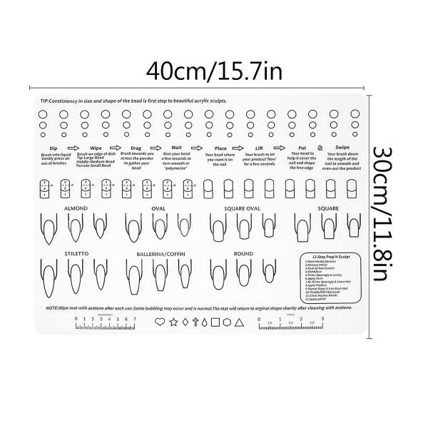 Foldable Nail Mat Practice Tool Pad & Hand Rests Holder - Image 5