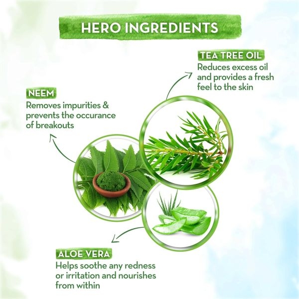 Mamaearth Tea Tree Face Wash for Oily And Acne-Prone Skin 100 Ml Natural Ingredients Skincare Face Cleanser - Image 3
