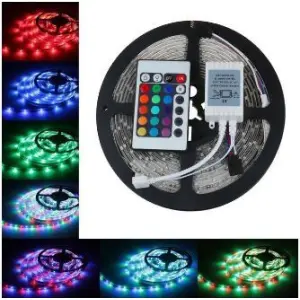 Smd 5M USB Multicolored Led Strip Light With Remote