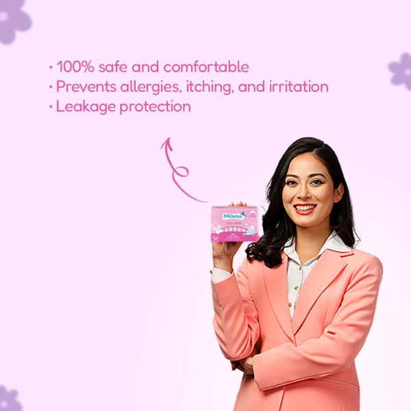 PADelux Sanitary Pads Ultra Soft XL 280 mm 8 Pads - Image 2
