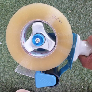 Tape Dispenser/ Cartoon Sealer / 2 Packing Tape Holder with 500 Meter Tape By Mitrata