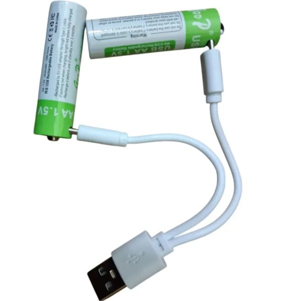 Goop 3600 mWh AA Sized 1.5V Rechargeable Battery with Type C Port - Image 2