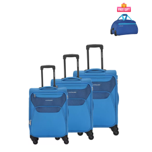 Kamiliant By American Tourister Kam Bali Suitcase Royal Blue (56+69+79)cm Set of 3Pcs