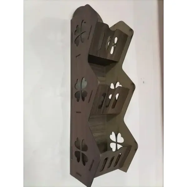 Wall Pocket Shelf for Cosmetic and Essentials Beautiful Wall Hanging Wooden Rack - Image 2