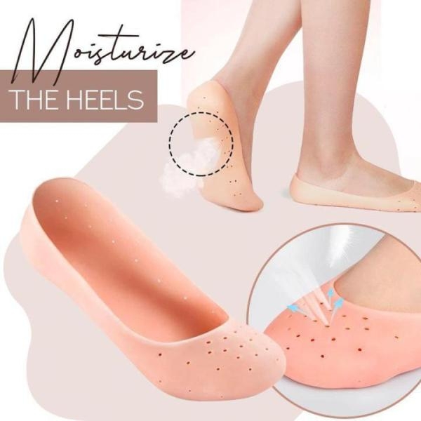 Anti Crack Full Length Silicone Foot Protector Moisturizing Socks For Foot-Care And Heel Cracks For Summer - Image 3