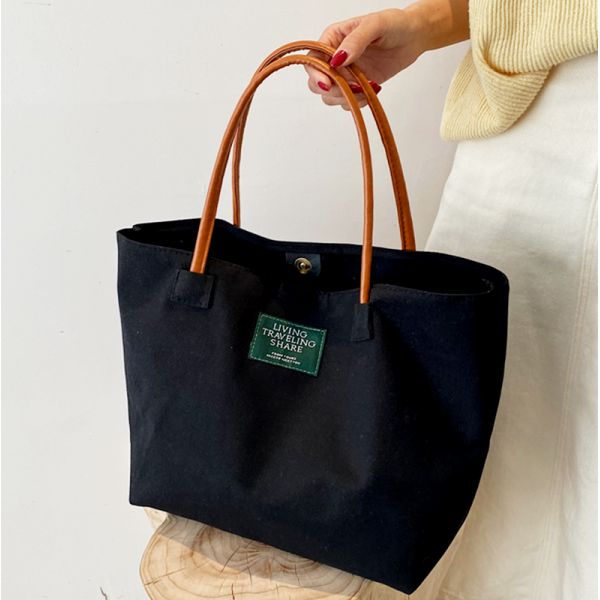 KOJA Korean Women's Handbag Large Capacity Simple Design Diagonal Bags - Image 3