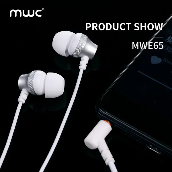 MWC MWE65 | 100% Premium Quality | In-ear Wired Earphone | 10mm Dynamic Speaker | Master Level Tones | Stereo Surround Sound |1.2m TPE Cable | 3.5mm Audio Pin | Deep & Clean Bass | 6 month Warranty - Image 5