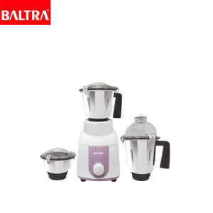 BALTRA Magic Mixer Grinder | 750 Watt | 1.5 L liquid jar, 1.2 L dry jar & 600 mL chutney jar | Safeguarded motor against overheating | SS blades for precise & consistent results | Strong ABS body | Variable speed settings | Stylish metallic finish | 750 W