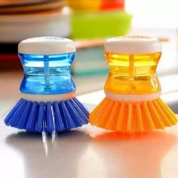Home Kitchen Washing Tool Plastic Pot Pan Dish Bowl Cleaning Brush Scrubber - Image 2