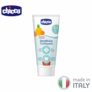 CHICCO TOOTH PASTE TUTTI FRUTTI FRUIT MIX 1-5Y WITH FLUORINE