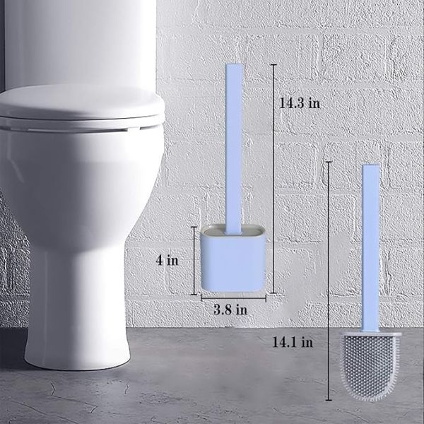 Silicone Wall-Mounted Toilet Brush - Image 3