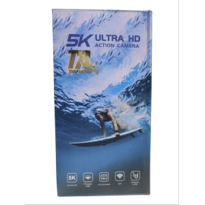5k Ultra Action Camera HD With External Mic And Extra Battery (Wireless Mic)