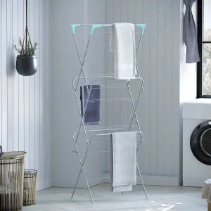 3 Tier Clothes Airer, Indoor and Outdoor Laundry Drying Rack
