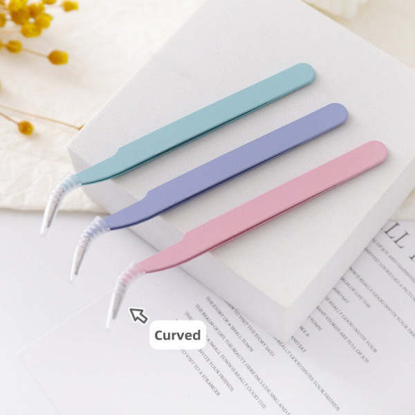 KIZZSHOW Silicone Pointy Stainless Professional Nail Tweezer - Image 5