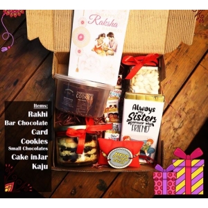 Elegant Rakhi Combo – Truffle Delight & Chocolate Bar