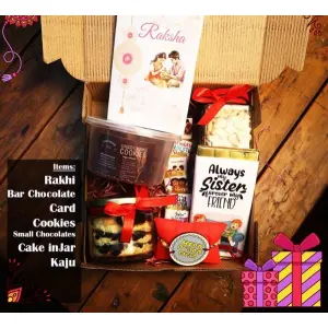 Elegant Rakhi Combo – Truffle Delight & Chocolate Bar