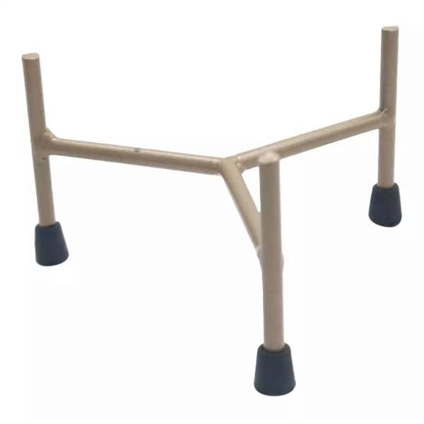 Oval Metal Pot With Metal Stand 5 Inch For Home Home, Office Indoor & Outdoor Gardening - Image 3
