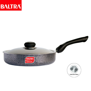 BALTRA Fry Pan | Elegant | 26 cm | Made from high quality food grade aluminium |Long life antique coating | Heavy base: Heats quickly & evenly retains heat more stable | 24 months warranty
