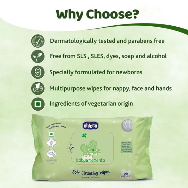 Chicco BM Wipes Fliptop Pack (72 Pc) - Image 4