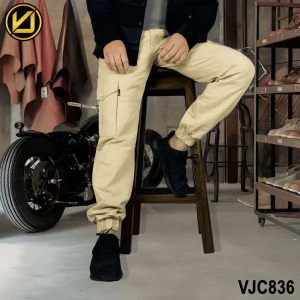 VIRJEANS (VJC836) Cargo Box Joggers 6 Pocket Pant For Men-All Colors - Image 3