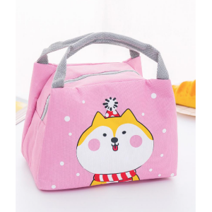 Portable Lunch Bag Waterproof Thermal Insulated Lunch Box Bento Pouch Dinner Insulation Bag Student Thickened CuteLunchbag