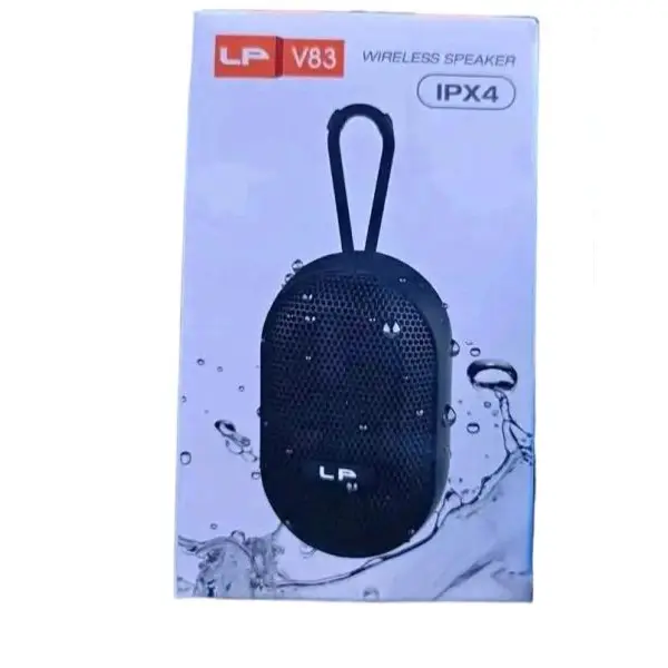 Mini LP V-83 IPX4 Waterproof Wireless Bluetooth Speaker with FM Radio, TF , USB , Stereo Sound - Image 4