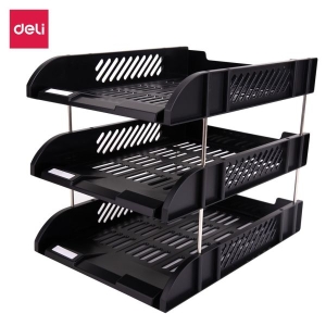 Table top 3 layer File tray/ Desk organizer By Mitrata