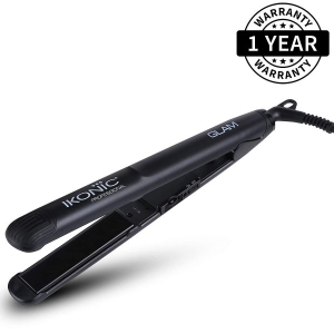 IKONIC GLAM Hair Straightner (Black) By Genuine Collection