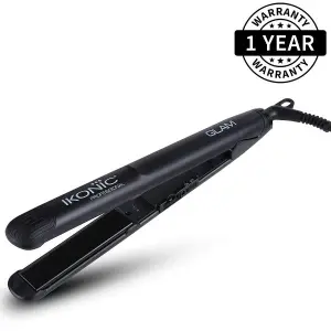 IKONIC GLAM Hair Straightner (Black) By Genuine Collection