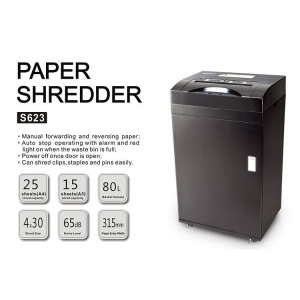 Comix Commercial Shredder S623/ Comix High Capacity Paper Shredder By Mitrata