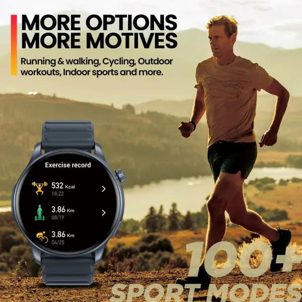 NEW Zeblaze Btalk 3 Pro Smart Watch | 1.43" ULTRA HD AMOLED Display | IP 68 | Hi-Fi Bluetooth Phone Calls Health and Fitness Tracking | 1 Year Warranty | - Image 4