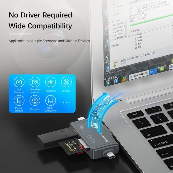 7 in 1 Multifunction Card Reader And Otg - Image 5