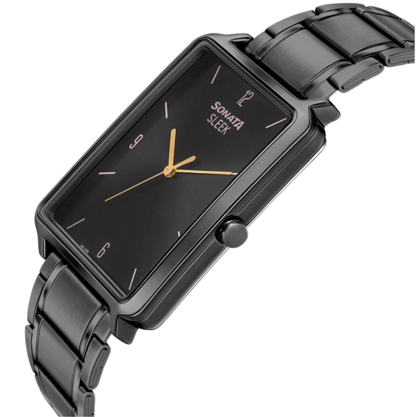 Sonata Quartz Analog Stainless Steel Strap Watch for Men - Image 2