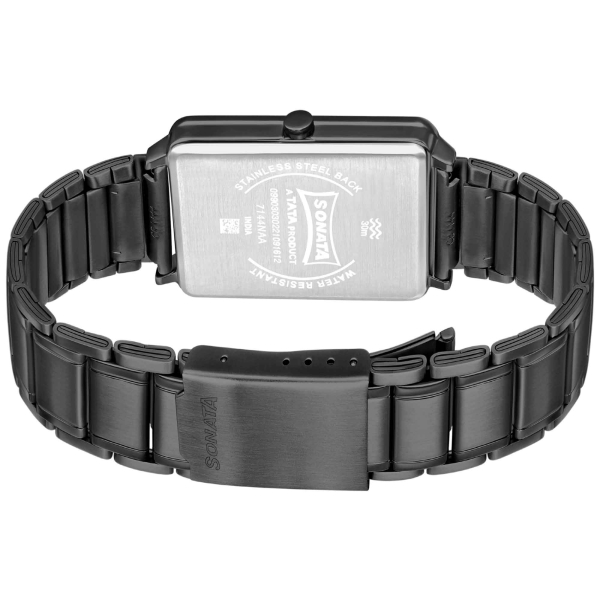 Sonata Quartz Analog Stainless Steel Strap Watch for Men - Image 3