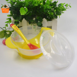 KOJA Dinnerware Set Feeding Dishes Kids sensing temperature baby dinnerware set dishes bowl spoon fork set children Feeder tableware