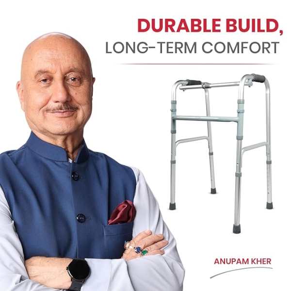 Walker for Senior Citizens Adjustable Height Adult Walker for Patients - Image 2