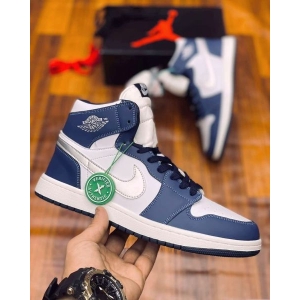 JD1 Nk Mid Armory Navy Blue White for Men