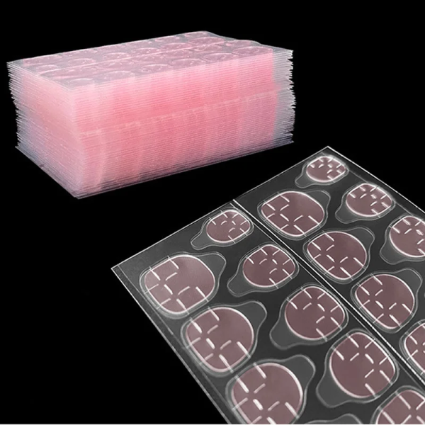 Pack Of 5Pcs & 10Pcs Tips Nail Tape Glue Nail Glue Stickers Double Sided Nail Jelly Glue for Press On Nails for Manicure Decoration - Image 3