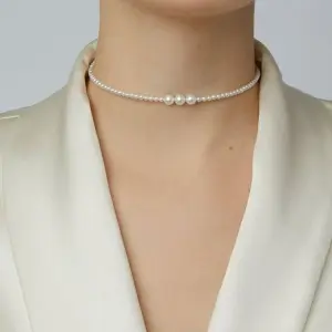 Beaded Trendy Pearl Choker
