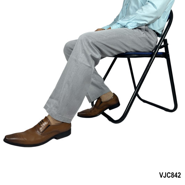 VIRJEANS (VJC842) Linen Formal Pant For Men-Light Grey - Image 5
