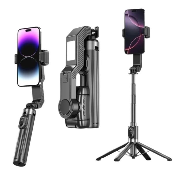 Q31 Single-Axis Stabilizer Selfie Stick Tripod with Fill Light for Smartphones, Smart and Stable Phone Holder - Image 4