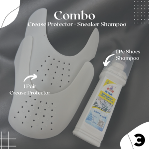 Combo: Sneakers Cleaner and Crease Protector for Shoes | Shoe Cleaner | Crease Protector | Shoes Accessories by Comfort Corner