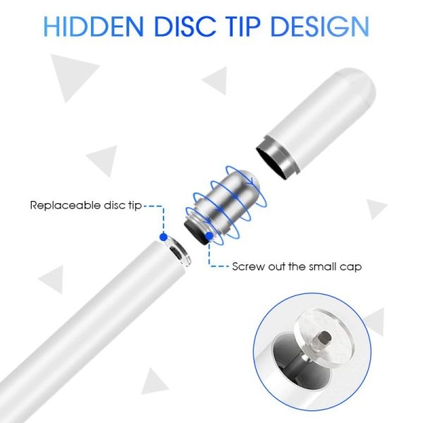 Universal High-Quality Stylus Pen with Magnetic Disc Tip for iPad/Tablet - Compatible with Multiple Models - Image 3