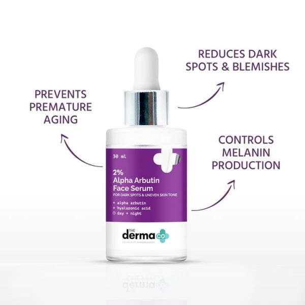 The Derma Co. 2% Alpha Arbutin Face Serum 30 ml - Image 3