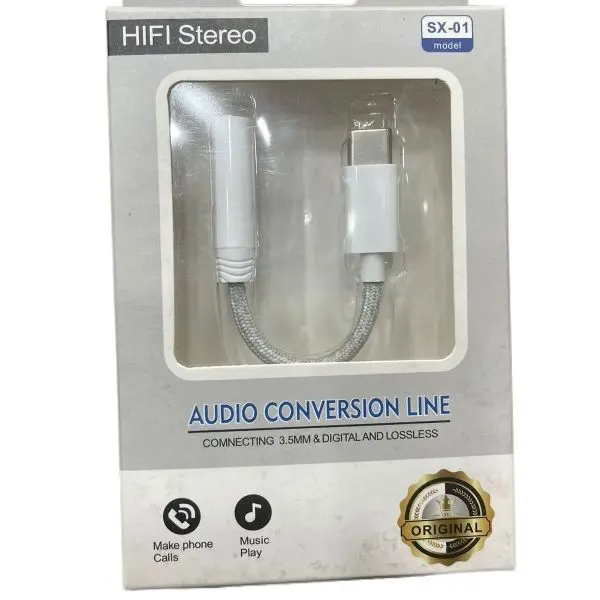SX-01 HIFI Stereo TC To 3.5mm Converter Cable - 15 Pro Max Supported - Image 4