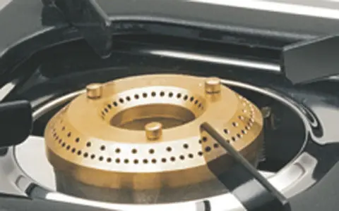 BALTRA 2 burner Gas Stove | Flavour | Stainless steel body | High efficiency brass burners | Powder coated pan support | Sturdy bakelite knobs | 12 months warranty - Image 3