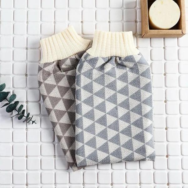 Exfoliating Glove Made with Viscose, Biodegradable Fiber Exfoliating Body Glove - Image 2