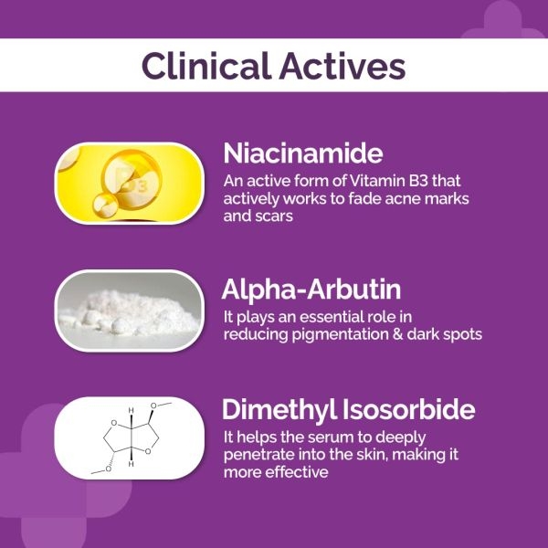 The Derma Co 5% Niacinamide Daily Face Serum with Alpha Arbutin & Multivitamin for Clear & Spotless Skin - 30ml - Image 5